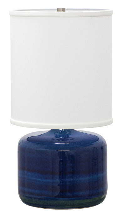 House of Troy GS120-BG One Light Table Lamp, Blue Gloss