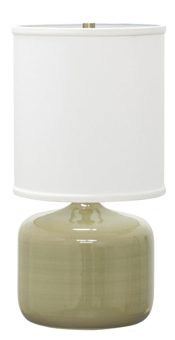House of Troy GS120-CG One Light Table Lamp, Celadon