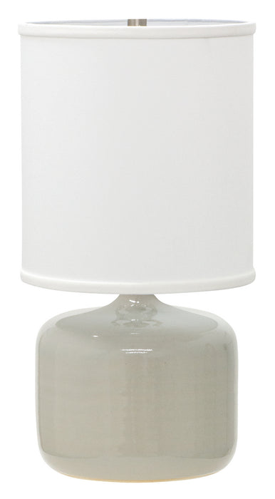 House of Troy GS120-GG One Light Table Lamp, Gray Gloss