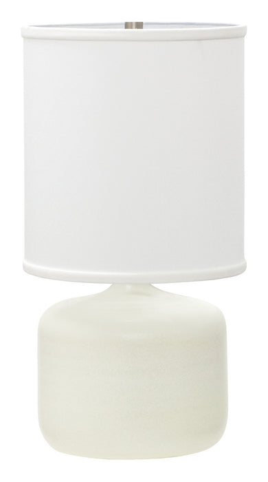 House of Troy GS120-WM One Light Table Lamp, White Matte