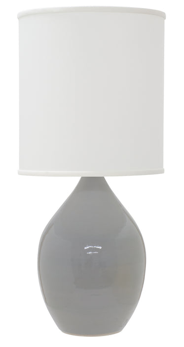 House of Troy GS401-GG One Light Table Lamp, Gray Gloss