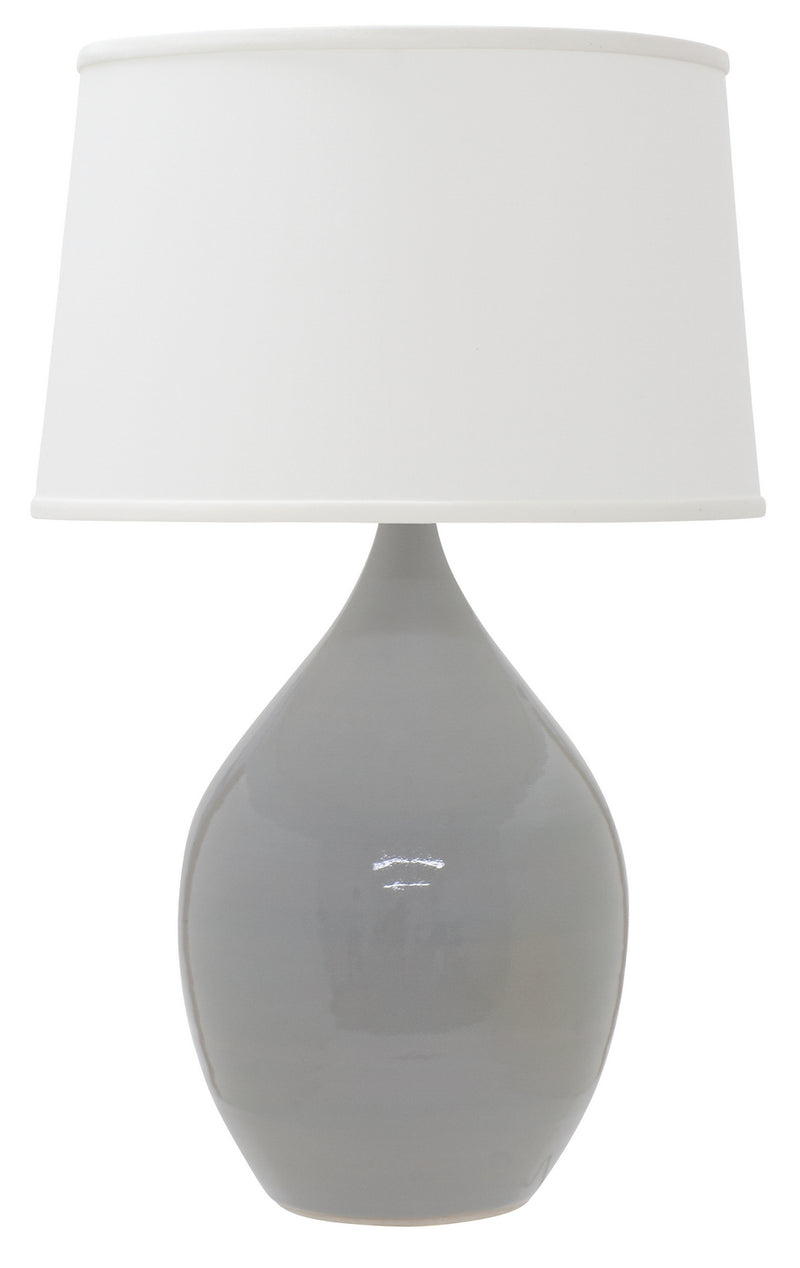 House of Troy GS402-GG One Light Table Lamp, Gray Gloss