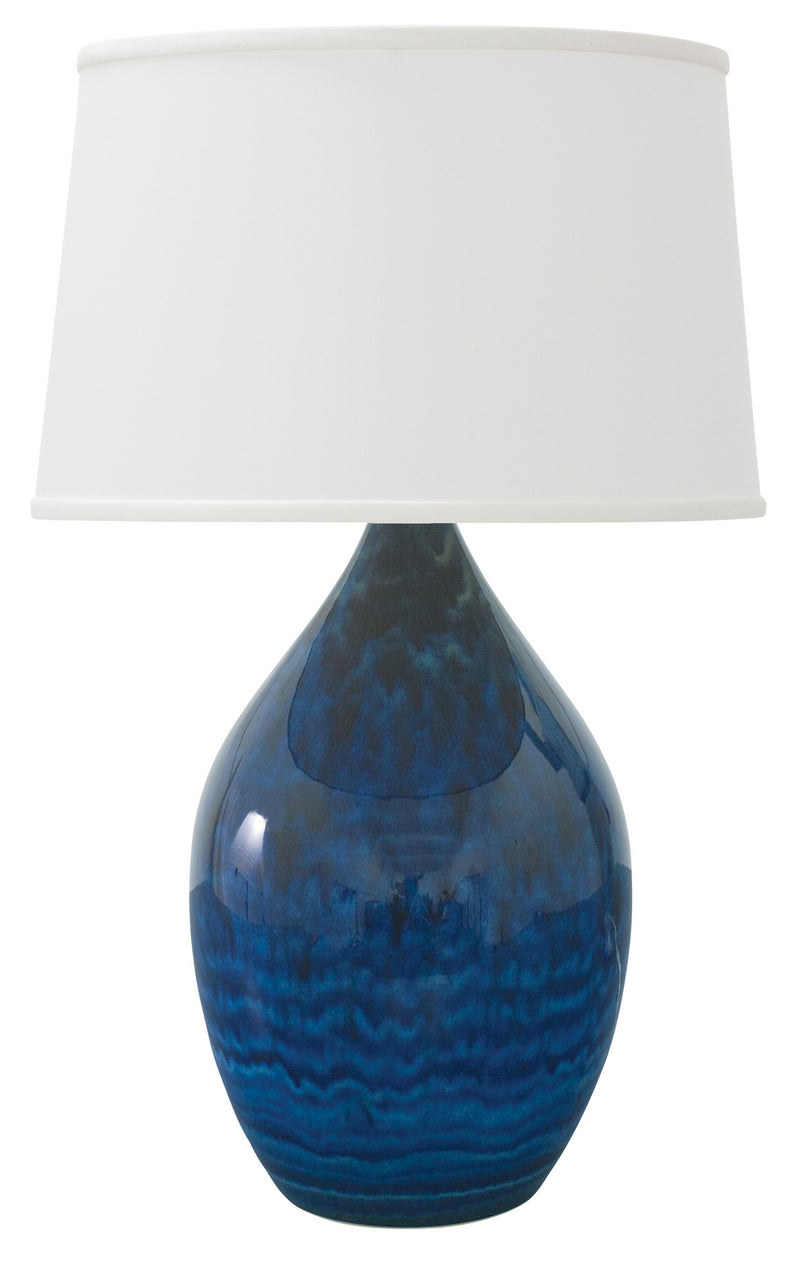 House of Troy GS402-MID One Light Table Lamp, Midnight Blue