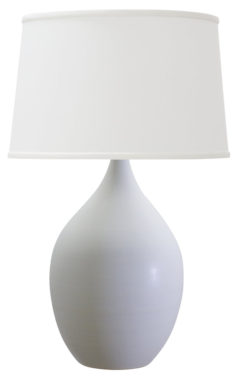 House of Troy GS402-WM One Light Table Lamp, White Matte