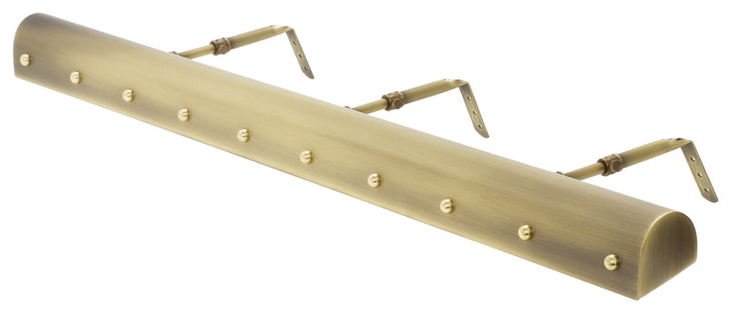 House of Troy TB36-AB/PB Five Light Picture Light, Antique Brass with Polished Brass Accents