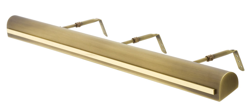 House of Troy TS36-AB/PB Five Light Picture Light, Antique Brass with Polished Brass Accents