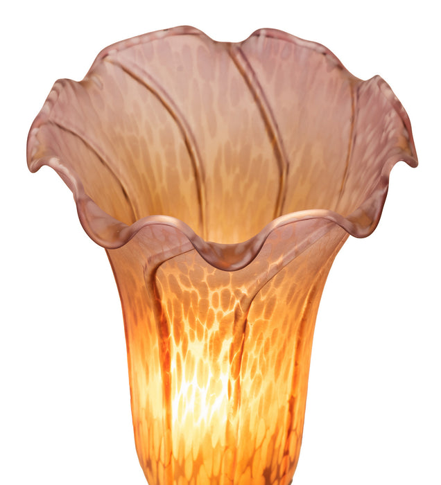 Meyda Tiffany 11083 One Light Mini Lamp, Antique Brass