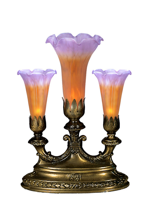Meyda Tiffany 17680 Three Light Accent Lamp, Antique