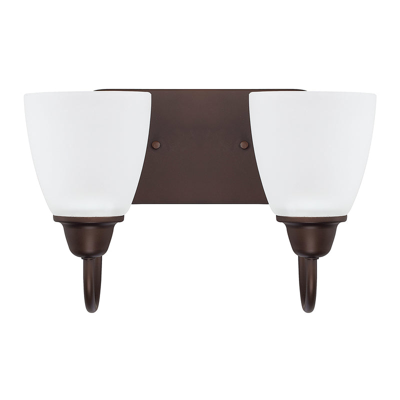 Capital Lighting 115121BZ-337 Two Light Vanity, Bronze