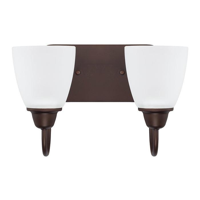 Capital Lighting 115121BZ-337 Two Light Vanity, Bronze