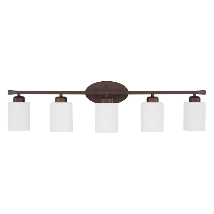 Capital Lighting 115251BZ-338 Five Light Vanity, Bronze