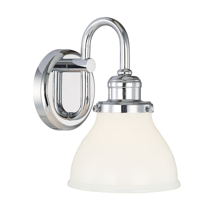 Capital Lighting 8301CH-128 One Light Wall Sconce, Chrome