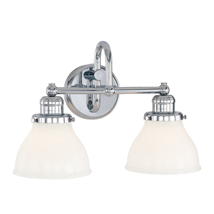 Capital Lighting 8302CH-128 Two Light Vanity, Chrome