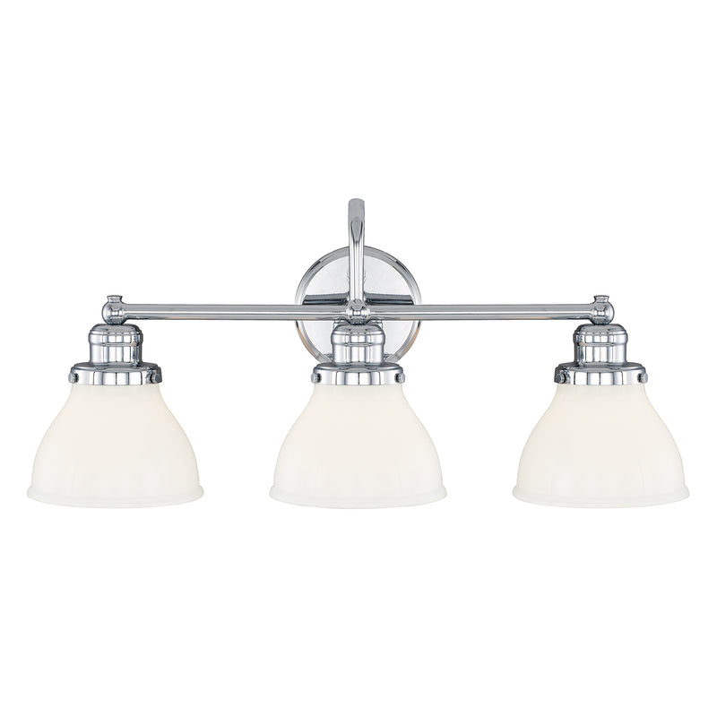 Capital Lighting 8303CH-128 Three Light Vanity, Chrome