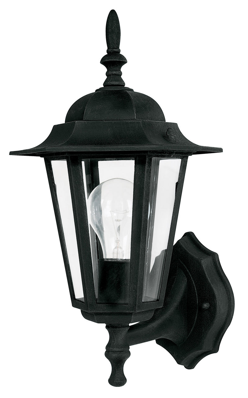 Capital Lighting 9825BK One Light Outdoor Wall Lantern, Black