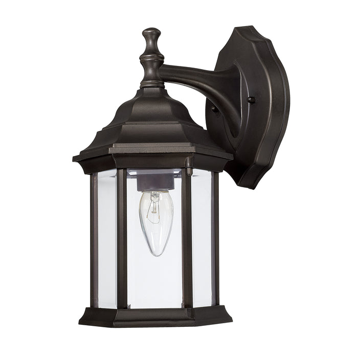 Capital Lighting 9830OB One Light Outdoor Wall Lantern, Old Bronze