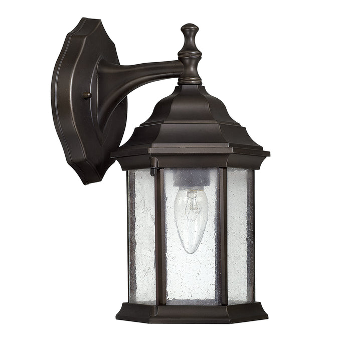 Capital Lighting 9832OB One Light Outdoor Wall Lantern, Old Bronze