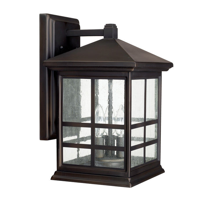 Capital Lighting 9912OB Three Light Outdoor Wall Lantern, Old Bronze