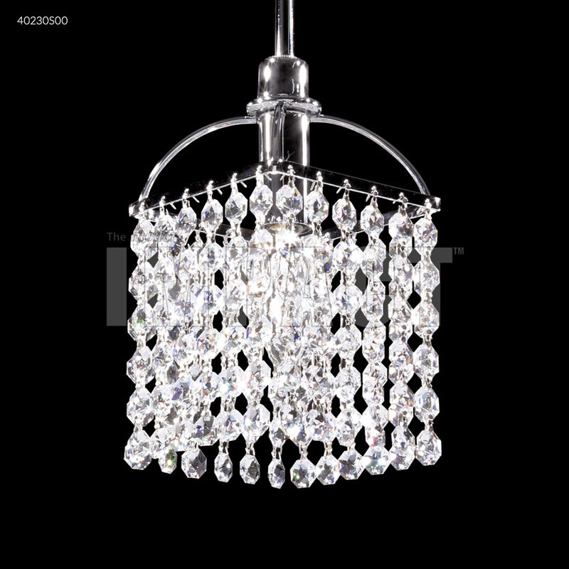 James R. Moder 40230S00 One Light Pendant, Silver