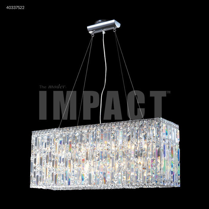 James R. Moder 40337S22 24 Light Chandelier, Silver