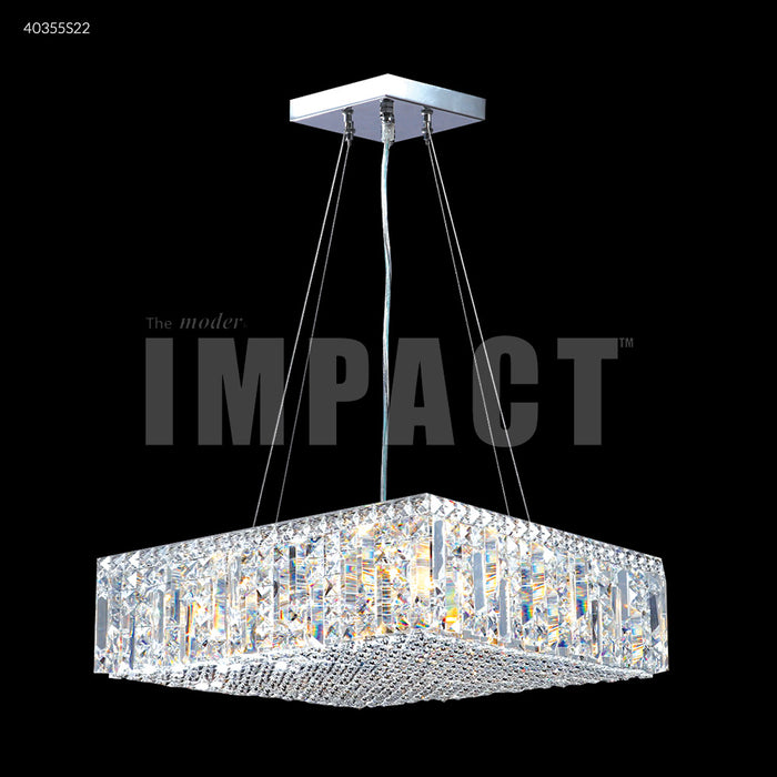 James R. Moder 40355S22 12 Light Chandelier, Silver