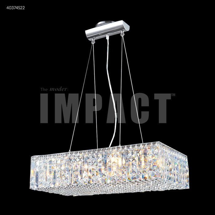 James R. Moder 40374S22 12 Light Chandelier, Silver