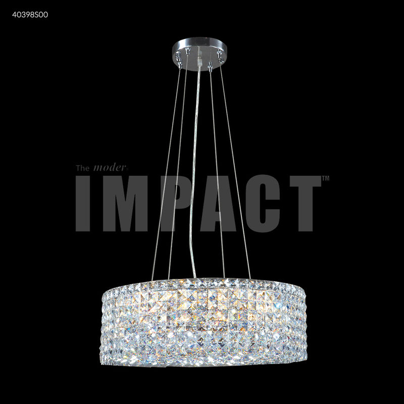 James R. Moder 40398S00 20 Light Chandelier, Silver