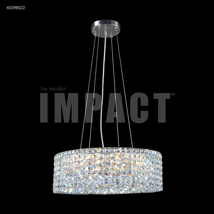 James R. Moder 40398S22 20 Light Chandelier, Silver