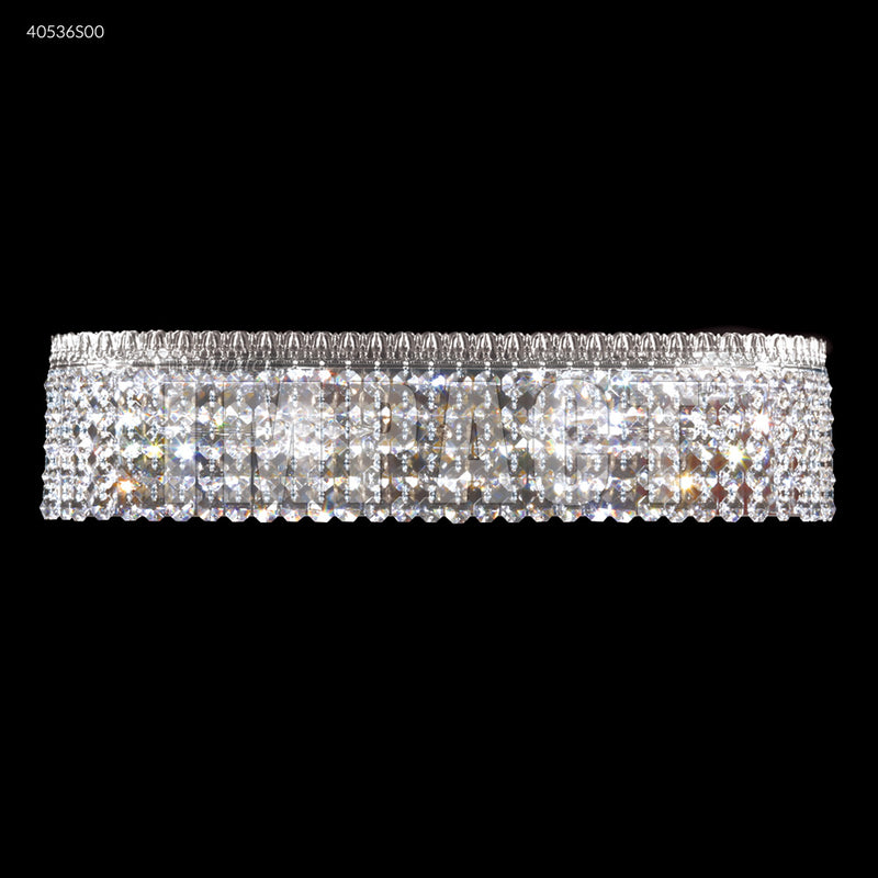 James R. Moder 40536S00 Four Light Vanity, Silver