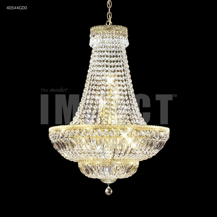 James R. Moder 40544G00 11 Light Chandelier, Gold