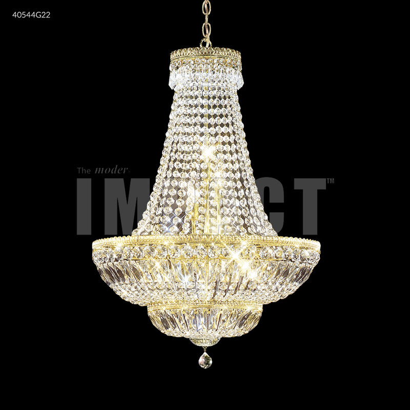 James R. Moder 40544G22 11 Light Chandelier, Gold