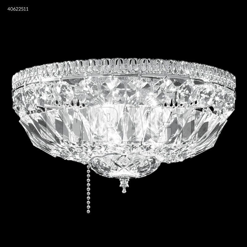 James R. Moder 40622S11 Flush Mount - Fan Kit Version, Silver