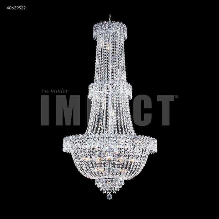 James R. Moder 40639S22 20 Light Chandelier, Silver