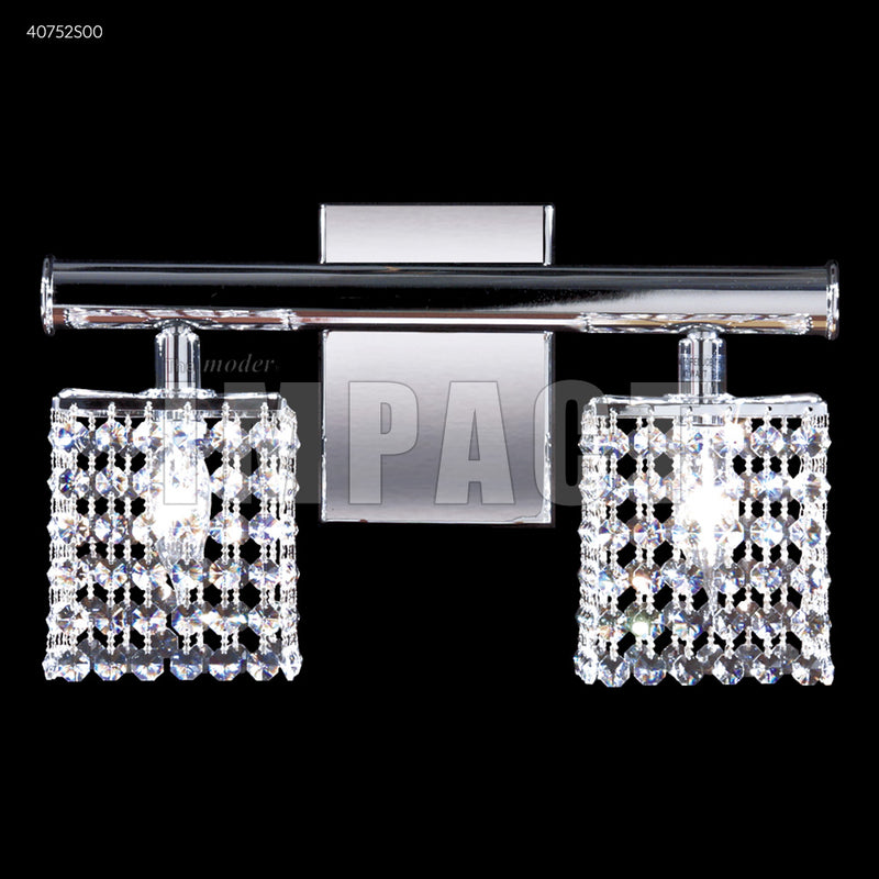 James R. Moder 40752S00 Two Light Vanity, Silver