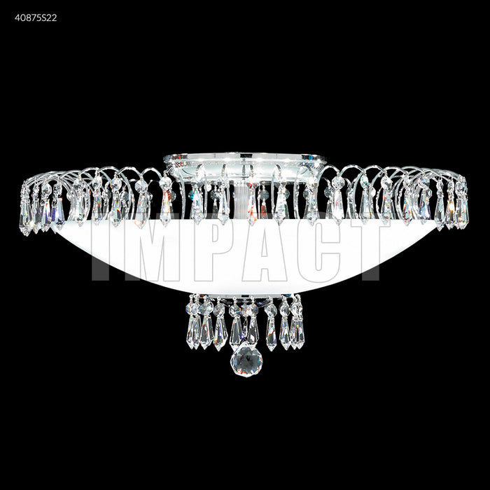 James R. Moder 40875S22 Eight Light Chandelier, Silver