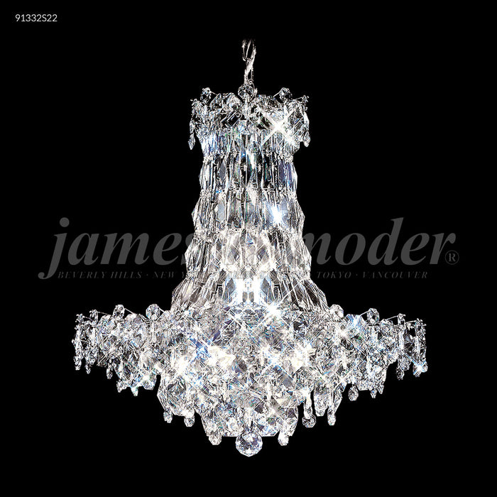James R. Moder 91332S22 16 Light Chandelier, Silver