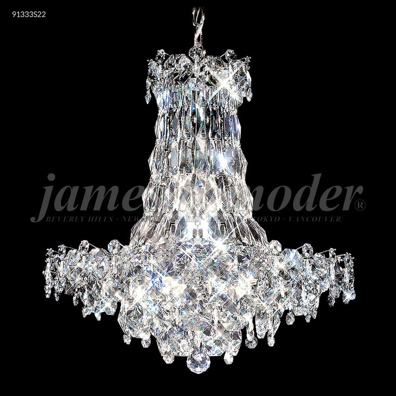 James R. Moder 91333S22 31 Light Chandelier, Silver