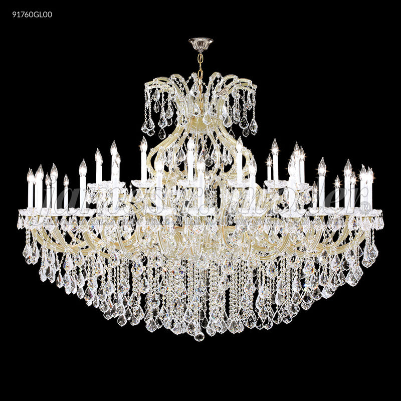 James R. Moder 91760GL00 48 Light Chandelier, Gold Lustre