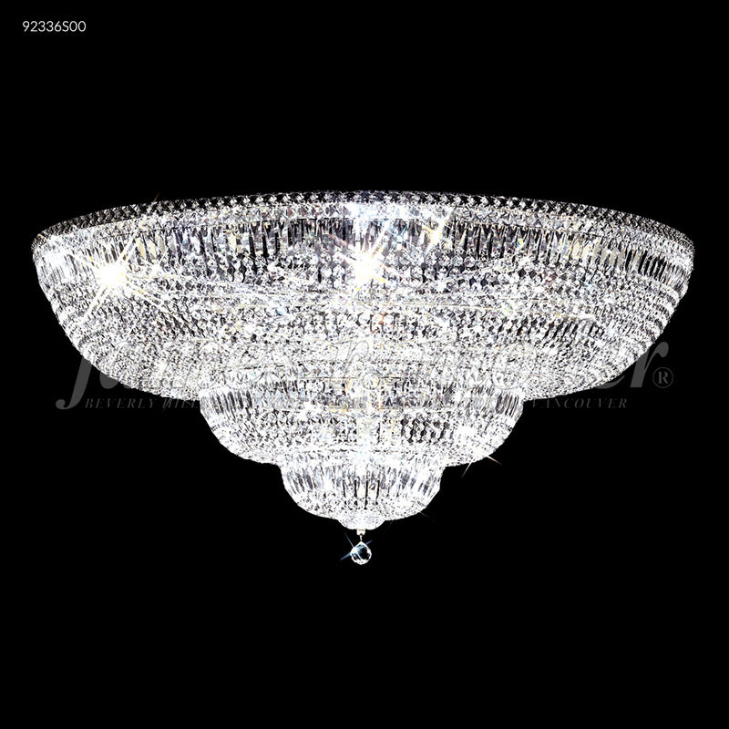James R. Moder 92336S00 24 Light Flush Mount, Silver