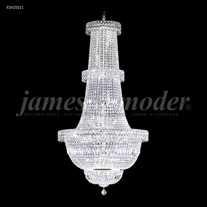 James R. Moder 92435S11 47 Light Chandelier, Silver