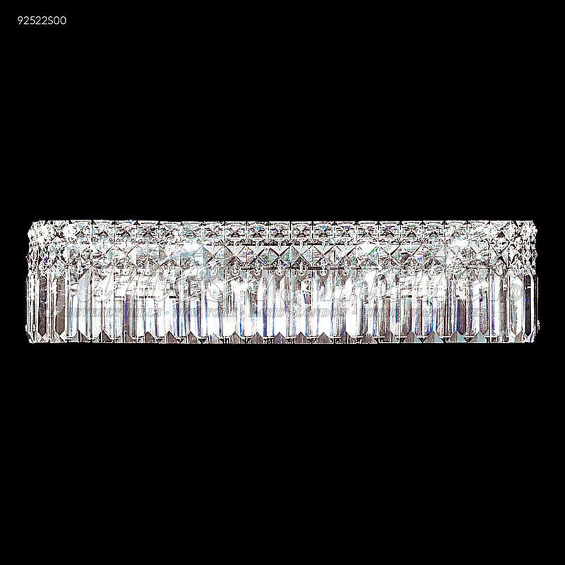 James R. Moder 92522S00 Four Light Vanity, Silver