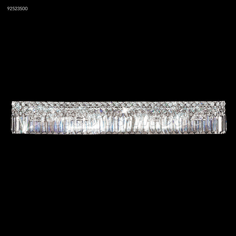 James R. Moder 92523S00 Eight Light Vanity, Silver