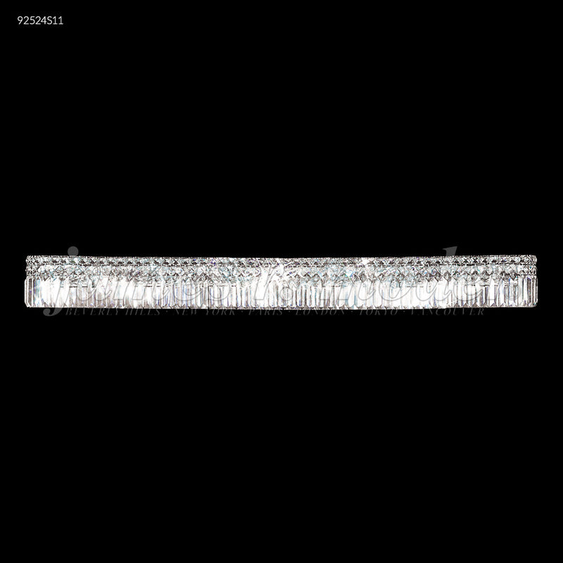 James R. Moder 92524S11 12 Light Vanity Bar, Silver