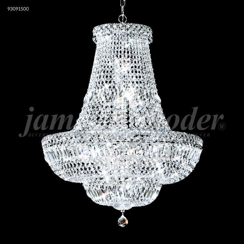 James R. Moder 93091S00 22 Light Chandelier, Silver