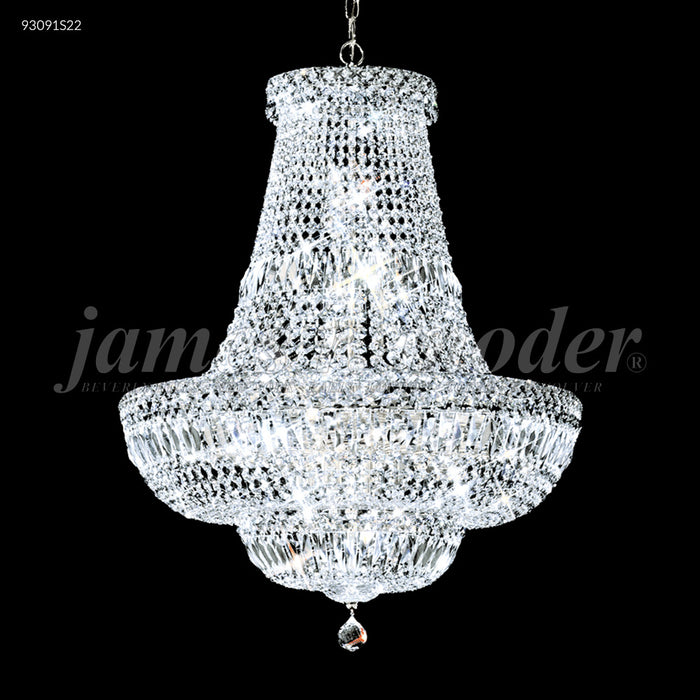 James R. Moder 93091S22 22 Light Chandelier, Silver