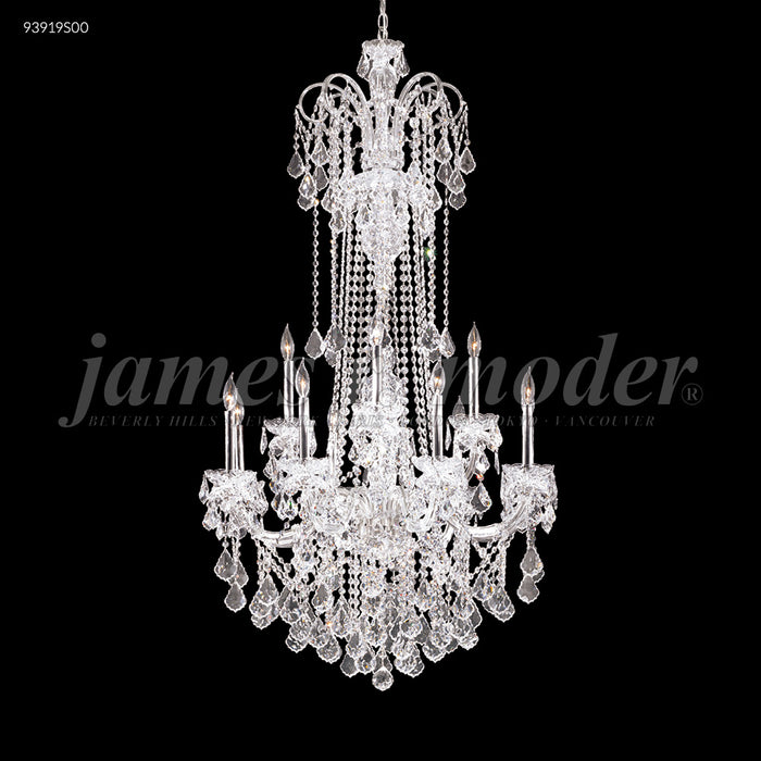 James R. Moder 93919S00 18 Light Chandelier, Silver