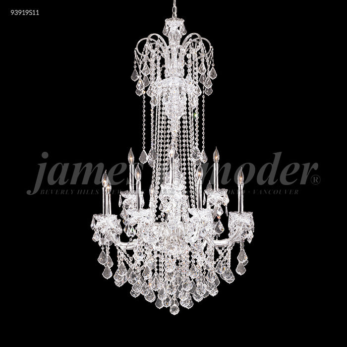 James R. Moder 93919S11 18 Light Chandelier, Silver