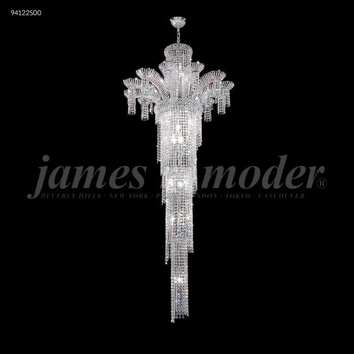 James R. Moder 94122S00 22 Light Chandelier, Silver