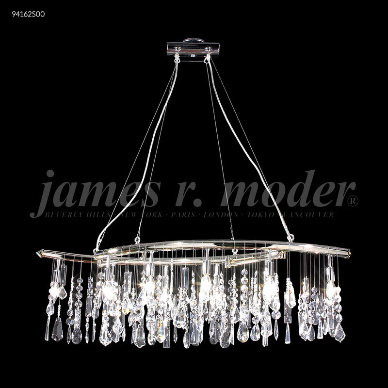 James R. Moder 94162S00 Ten Light Bar, Silver