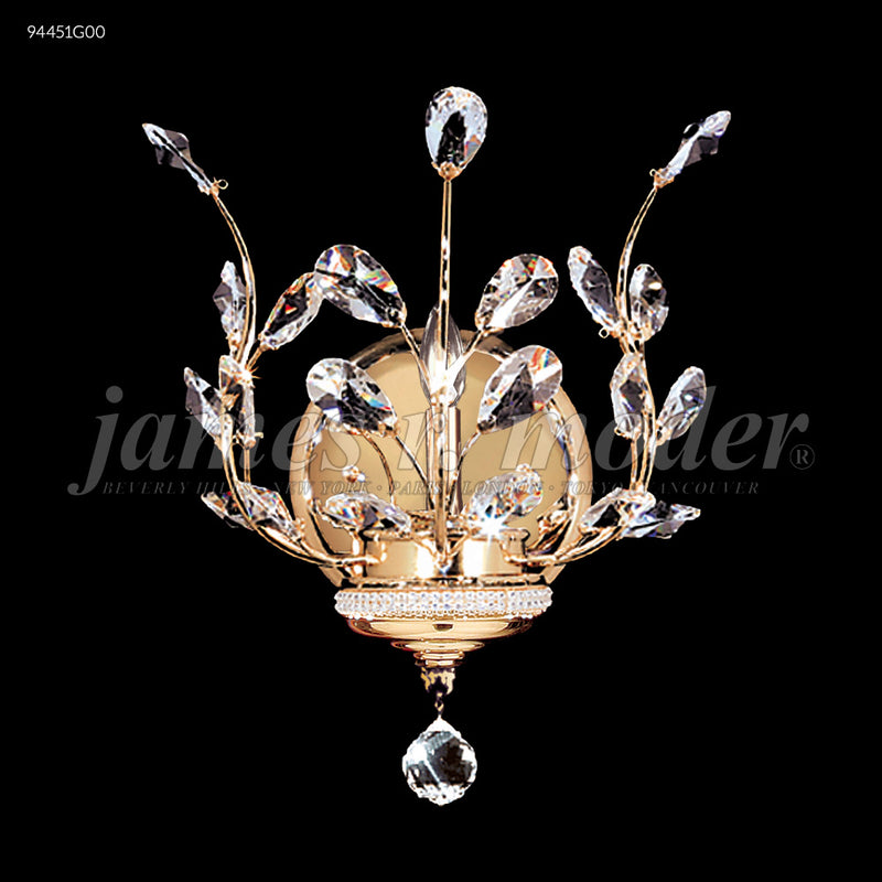 James R. Moder 94451G00 One Light Wall Sconce, Gold